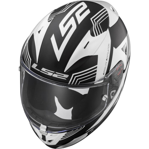 Шлем LS2 FF323 Arrow R Evo Neon Черно-Белый фото 4