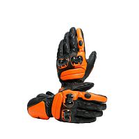 Спортивные мотоперчатки Dainese IMPETO Black/Flame-Orange