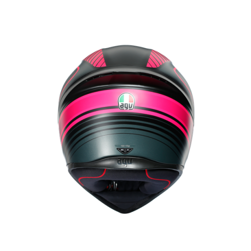 Шлем AGV K-1 MULTI Warmup Black/Pink фото 2