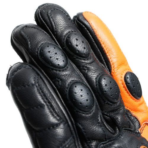 Перчатки кожаные Dainese IMPETO Black/Flame-Orange фото 6