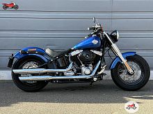 Мотоцикл Harley-Davidson Softail Slim 2015, СИНИЙ