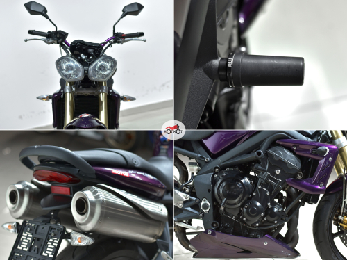 Мотоцикл TRIUMPH Street Triple 2012, ФИОЛЕТОВЫЙ фото 10