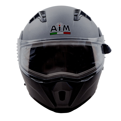Шлем Снегоходный AiM JK906 Grey Metal фото 4