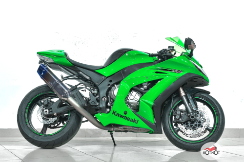 Мотоцикл KAWASAKI ZX-10 Ninja 2012, Зеленый фото 3