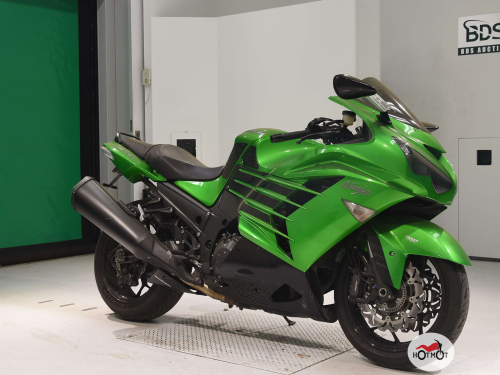 Мотоцикл KAWASAKI ZZR 1400 2014, Зеленый фото 3