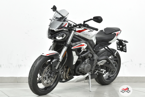 Мотоцикл TRIUMPH Street Triple 2021, БЕЛЫЙ фото 2