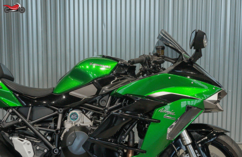Мотоцикл Kawasaki Ninja H2 SX 2022, ЧЕРНЫЙ фото 10