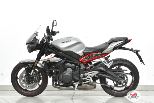 Мотоцикл TRIUMPH Street Triple 2017, СЕРЫЙ фото 4