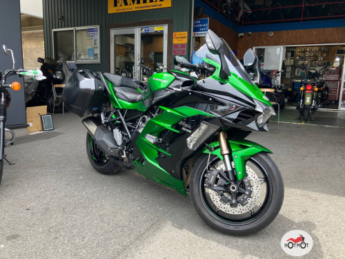 Мотоцикл KAWASAKI Ninja H2 SX 2018, Зеленый фото 3