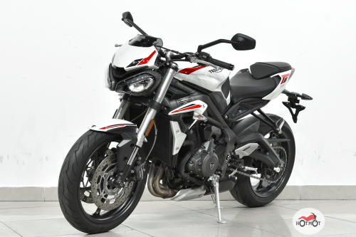 Мотоцикл TRIUMPH Street Triple 2021, БЕЛЫЙ фото 2