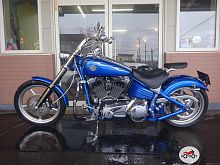 Мотоцикл HARLEY-DAVIDSON Rocker C 2008, СИНИЙ