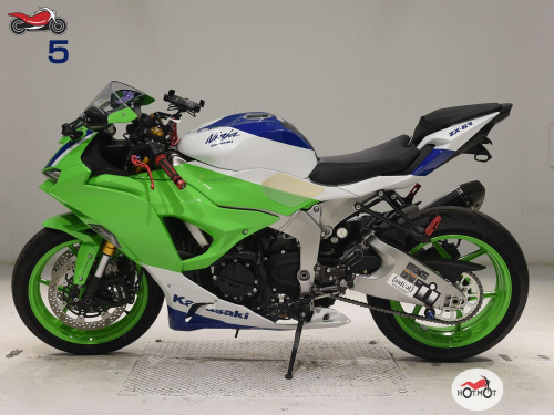 Мотоцикл Kawasaki ZX-6 Ninja 2024, БЕЛЫЙ фото 2