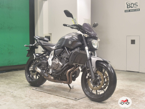 Мотоцикл YAMAHA MT-07 (FZ-07) 2014, серый фото 3