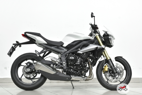 Мотоцикл TRIUMPH Street Triple 2015, Белый фото 3