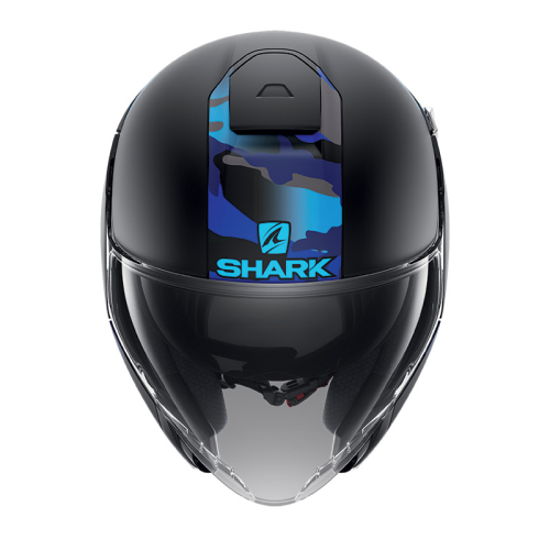 Шлем Shark CITYCRUISER GENOM MAT Black/Blue/Blue фото 3