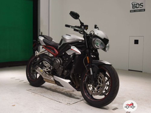 Мотоцикл TRIUMPH Street Triple 2017, серый фото 3