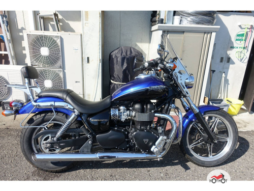 Мотоцикл TRIUMPH Speedmaster 2013, Синий фото 2