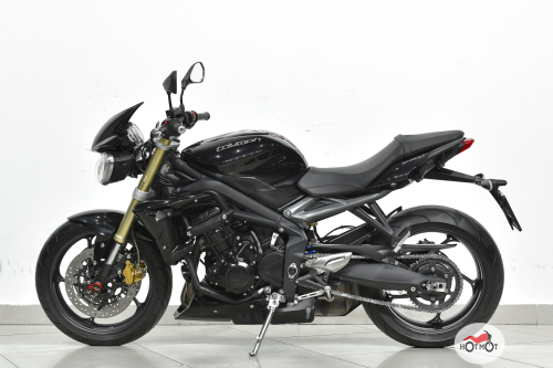 Мотоцикл TRIUMPH Street Triple 2014, Черный фото 4