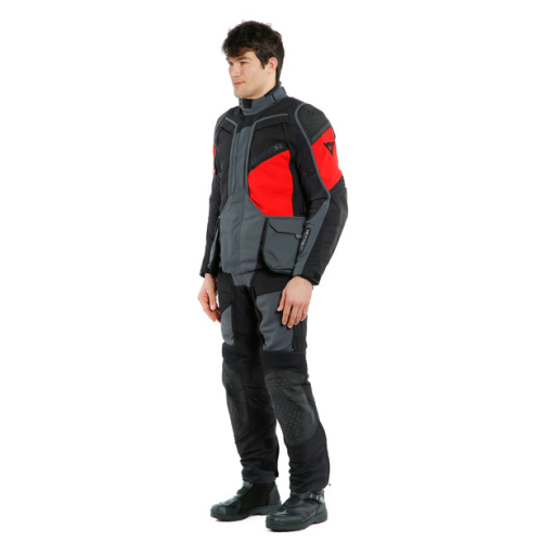 Куртка текстильная Dainese D-EXPLORER 2 GORE-TEX Ebony/Black/Lava-Red фото 2