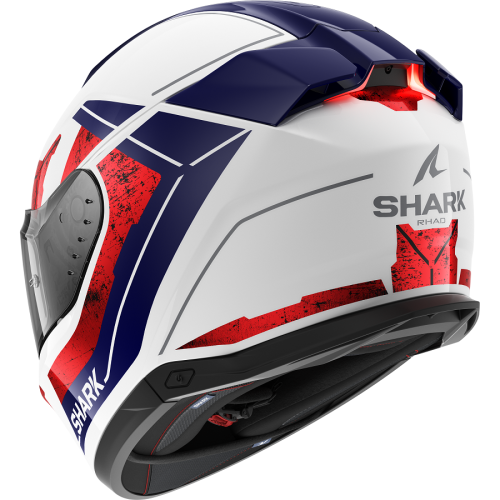 Шлем Shark SKWAL i3 RHAD White/Chrome/Red фото 2