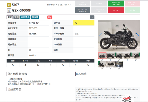 Мотоцикл SUZUKI GSX-S 1000 F 2020, Черный фото 12