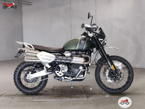 Мотоцикл Triumph Scrambler 2021, ЧЕРНЫЙ