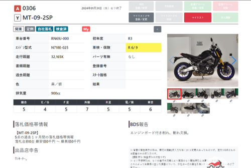 Мотоцикл YAMAHA MT-09 (FZ-09) 2021, Черный фото 16