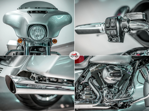 Мотоцикл HARLEY-DAVIDSON Street Glide 2014, СЕРЫЙ фото 10