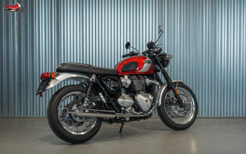 Мотоцикл Triumph Bonneville T120 2024, КРАСНЫЙ фото 6