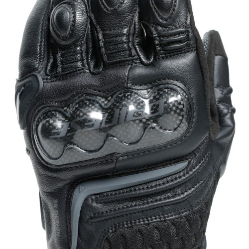 Перчатки кожаные Dainese CARBON 3 SHORT Black/Black фото 6