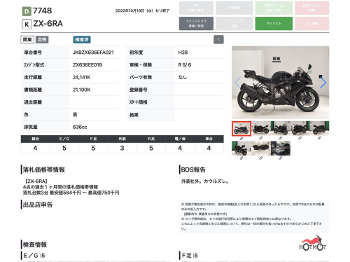 Мотоцикл KAWASAKI ZX-6 Ninja 2015, Черный фото 13
