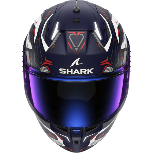 Шлем Shark SKWAL i3 LINIK MAT Blue/White/Red фото 3