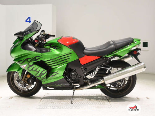 Мотоцикл KAWASAKI ZZR 1400 2007, Зеленый