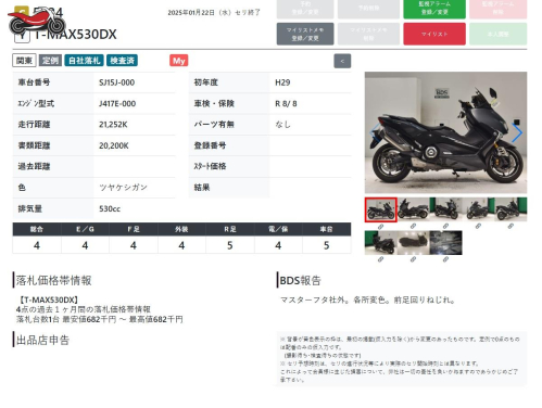 Скутер Yamaha TMAX 2017, ЧЕРНЫЙ фото 16