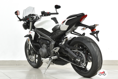 Мотоцикл TRIUMPH Street Triple 2020, БЕЛЫЙ фото 8