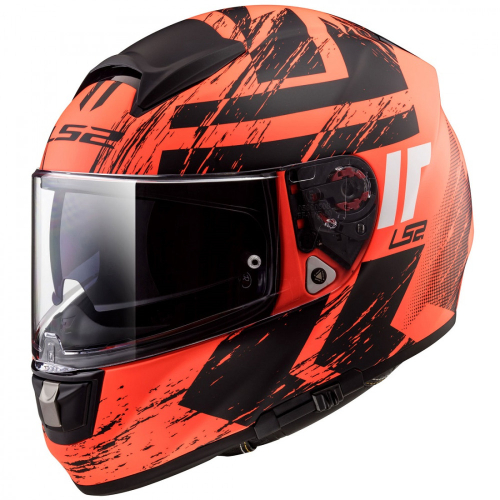 Шлем LS2 FF397 Vector FT2 HUNTER Black-Orange Matt