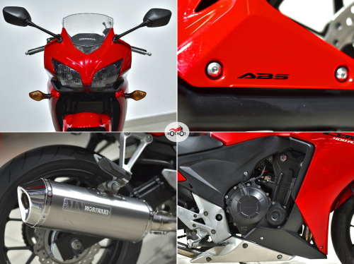 Мотоцикл HONDA CBR 400R 2015, Красный фото 10