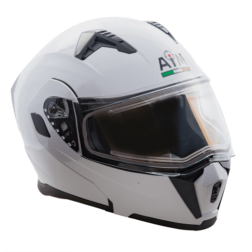 Шлем Снегоходный AiM JK906 White Glossy фото 5
