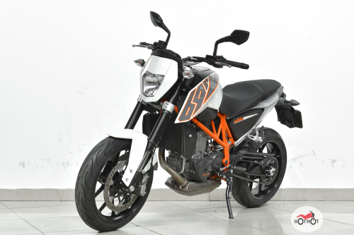 Мотоцикл KTM 690 Duke 2013, Белый фото 2