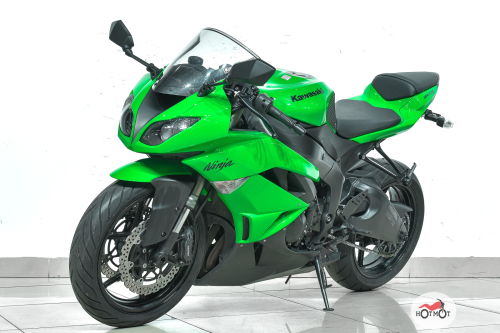 Мотоцикл KAWASAKI ZX-6 Ninja 2009, Зеленый фото 2