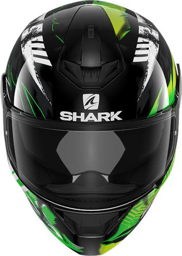 Шлем Shark D-SKWAL 2 PENXA Black/Green/Yellow фото 3