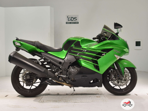 Мотоцикл KAWASAKI ZZR 1400 2014, Зеленый фото 2