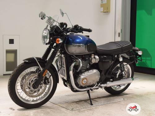 Мотоцикл TRIUMPH Bonneville T120 2021, СИНИЙ фото 3