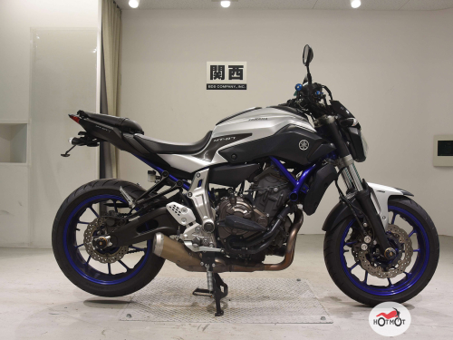 Мотоцикл YAMAHA MT-07 (FZ-07) 2015, СЕРЫЙ фото 2