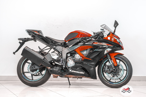 Мотоцикл KAWASAKI ZX-6 Ninja 2014, Оранжевый фото 3