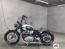 Мотоцикл TRIUMPH Bonneville Bobber 2017, Зеленый