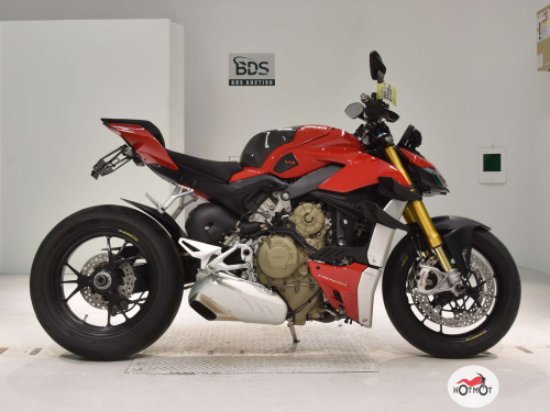 Мотоцикл DUCATI Streetfighter V4 2021, Красный фото 2