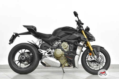 Мотоцикл DUCATI Streetfighter V4 2022, черный фото 3