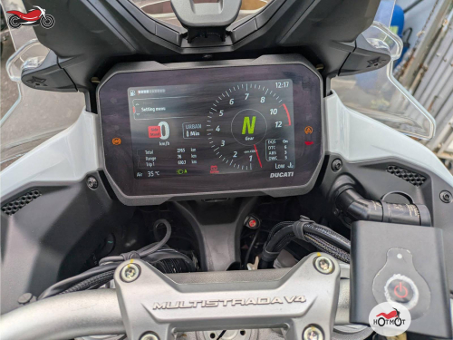 Мотоцикл Ducati Multistrada V4 2022, БЕЛЫЙ фото 6