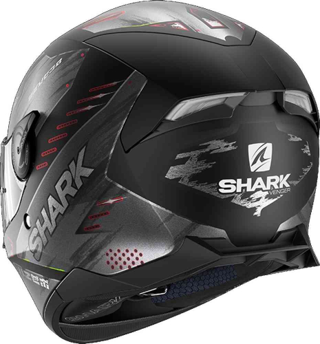 Шлем Shark SKWAL 2 VENGER MAT Black/Anthracite/Red фото 3